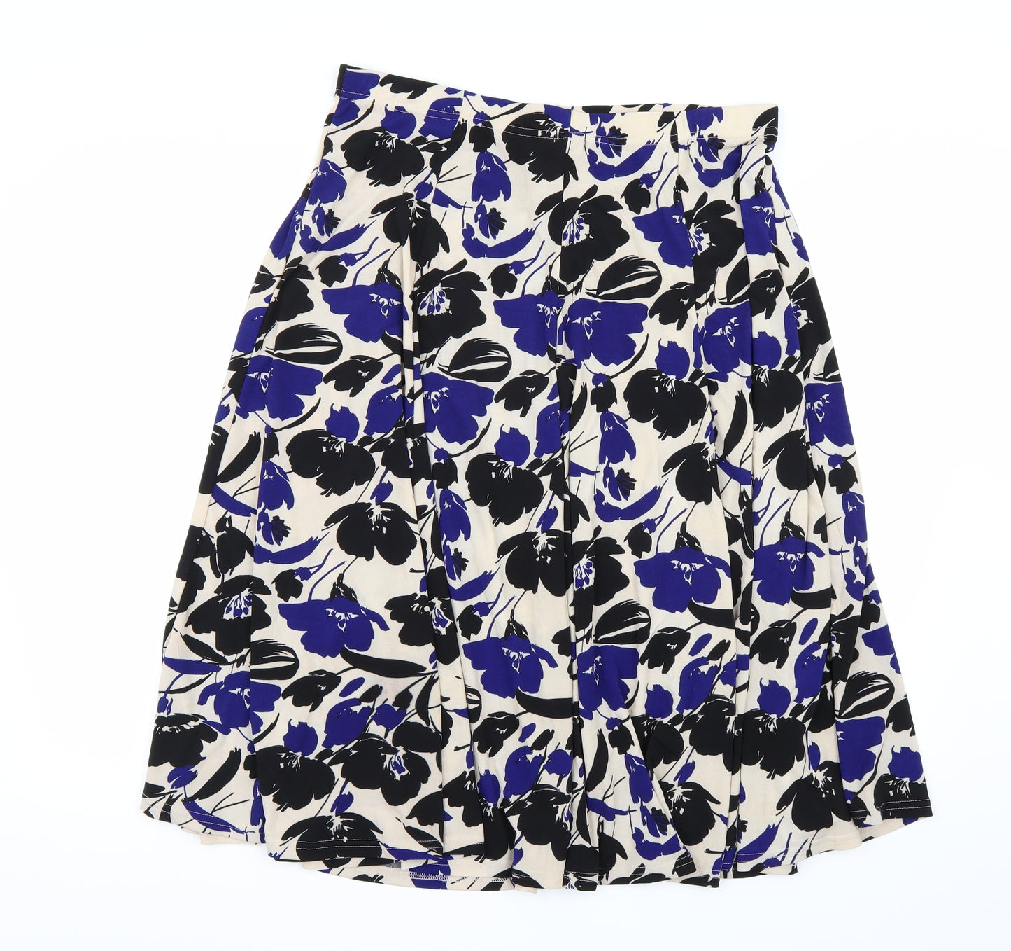 Papaya Womens Beige Floral  A-Line Skirt Size 18