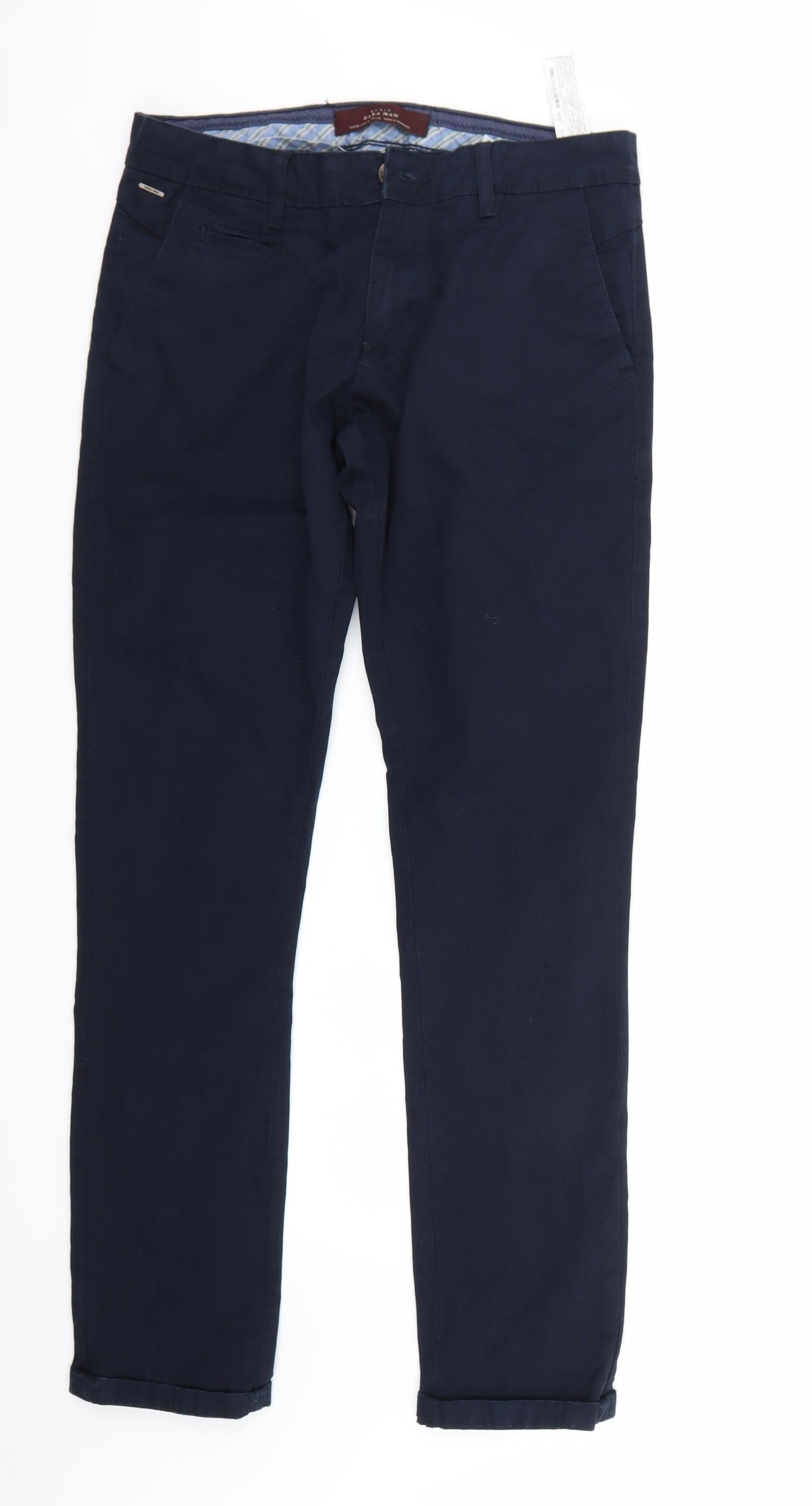 Zara Mens Blue   Trousers  Size 34 L32 in