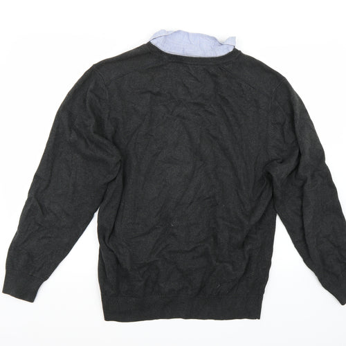 Kensington Mens Grey   Pullover Jumper Size 2XL