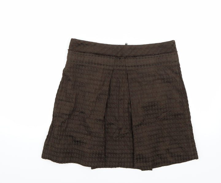 Pringle Womens Brown A-Line Skirt Size 10