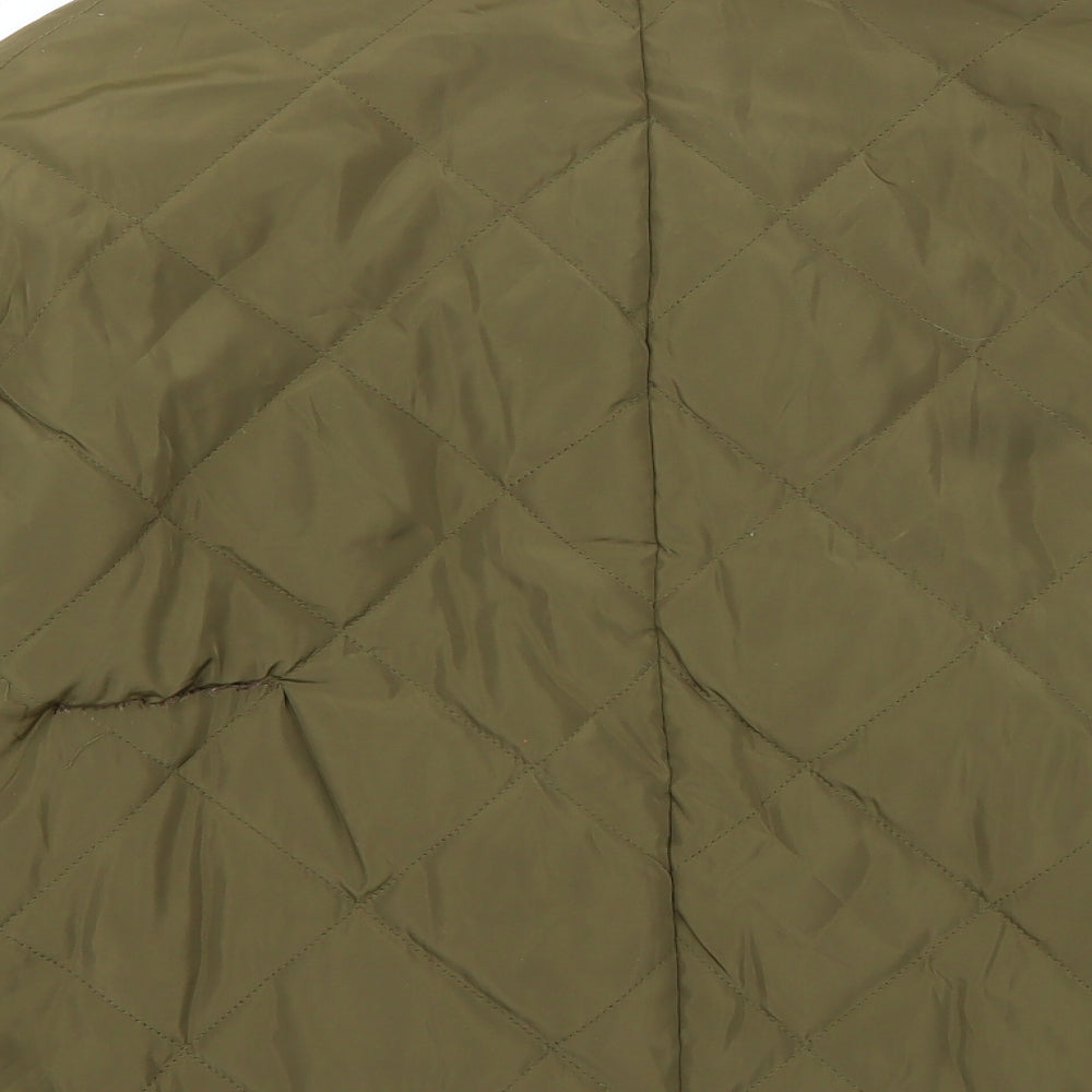 H&M Womens Green   Jacket Coat Size 4