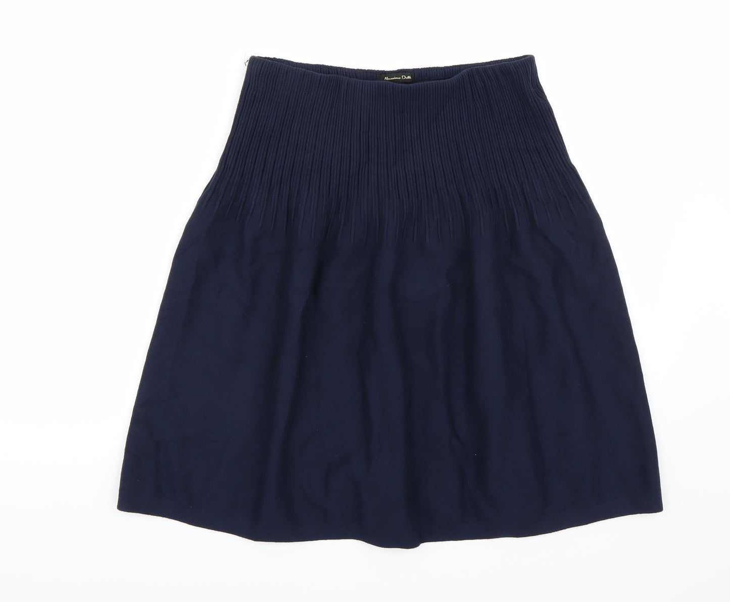 Massimo Dutti Womens Blue   A-Line Skirt Size 8