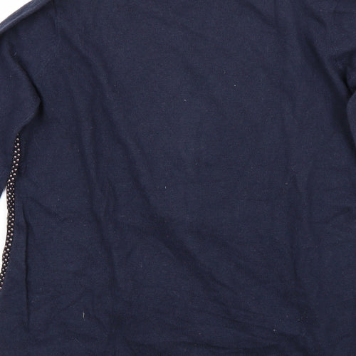 La P'tite Etoile Womens Blue   Pullover Jumper Size M