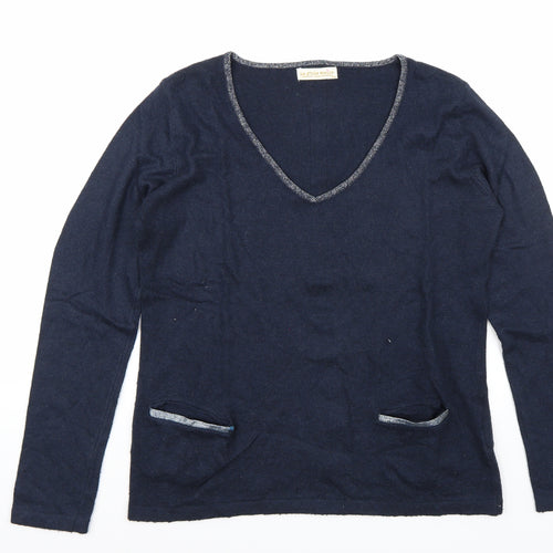 La P'tite Etoile Womens Blue   Pullover Jumper Size M