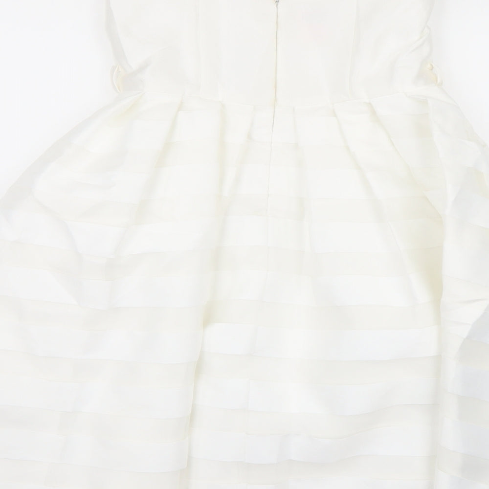 Storm monsoon Girls White   A-Line  Size 12 Years