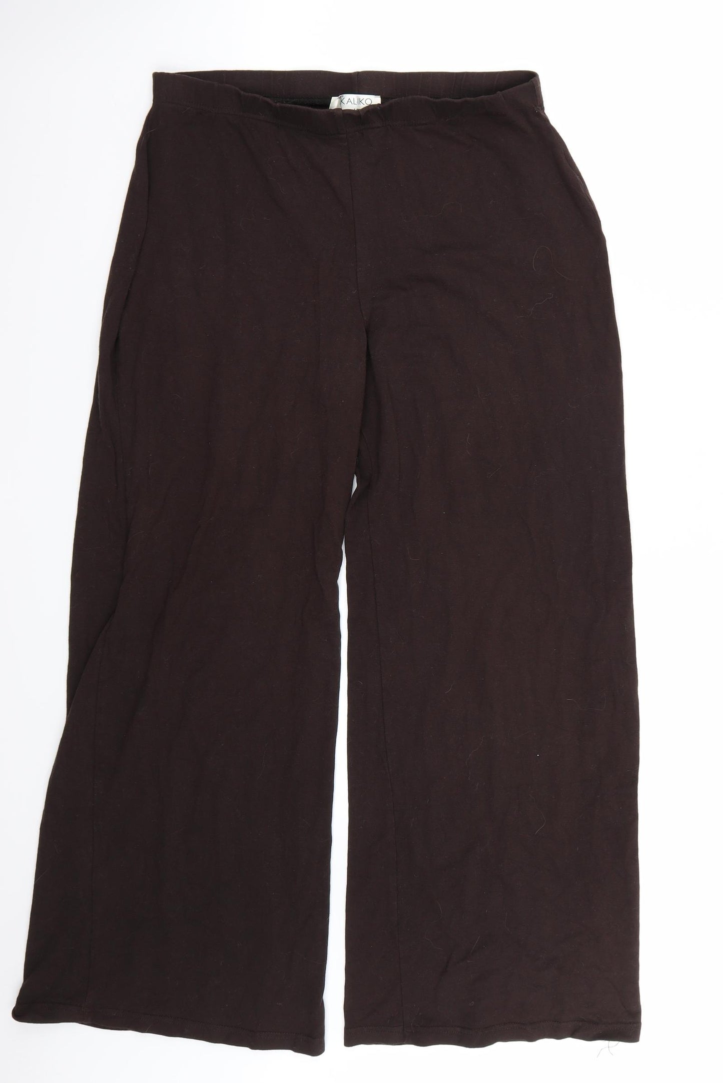Kaliko Womens Brown   Trousers  Size 14 L29 in