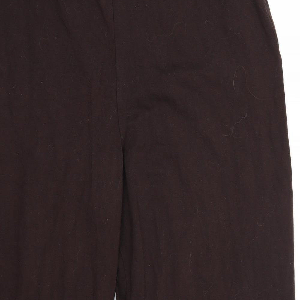 Kaliko Womens Brown   Trousers  Size 14 L29 in