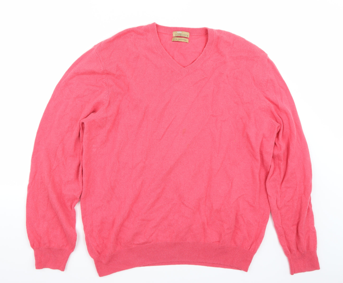Marks and Spencer Mens Pink   Pullover Jumper Size XL
