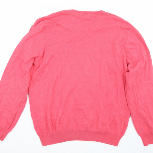 Marks and Spencer Mens Pink   Pullover Jumper Size XL