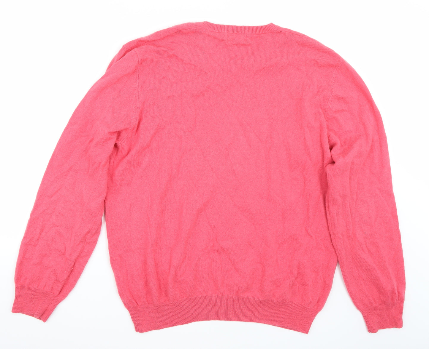 Marks and Spencer Mens Pink   Pullover Jumper Size XL
