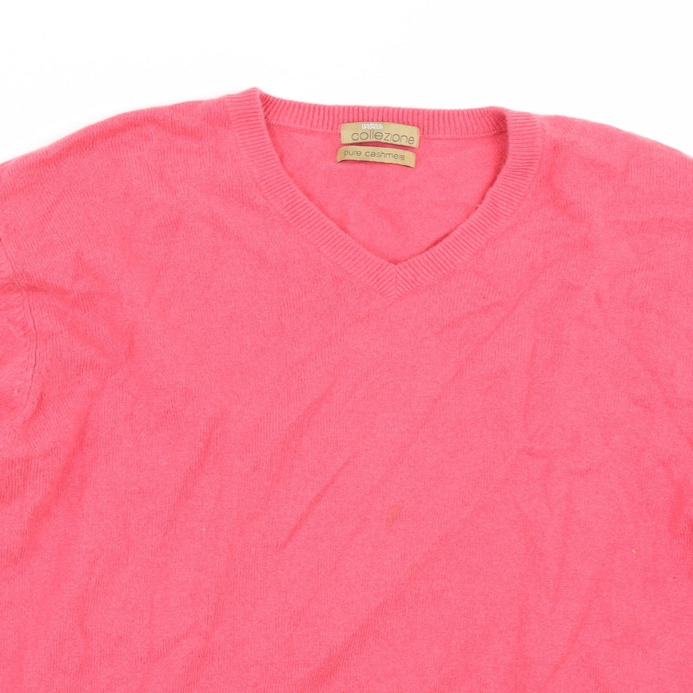 Marks and Spencer Mens Pink   Pullover Jumper Size XL