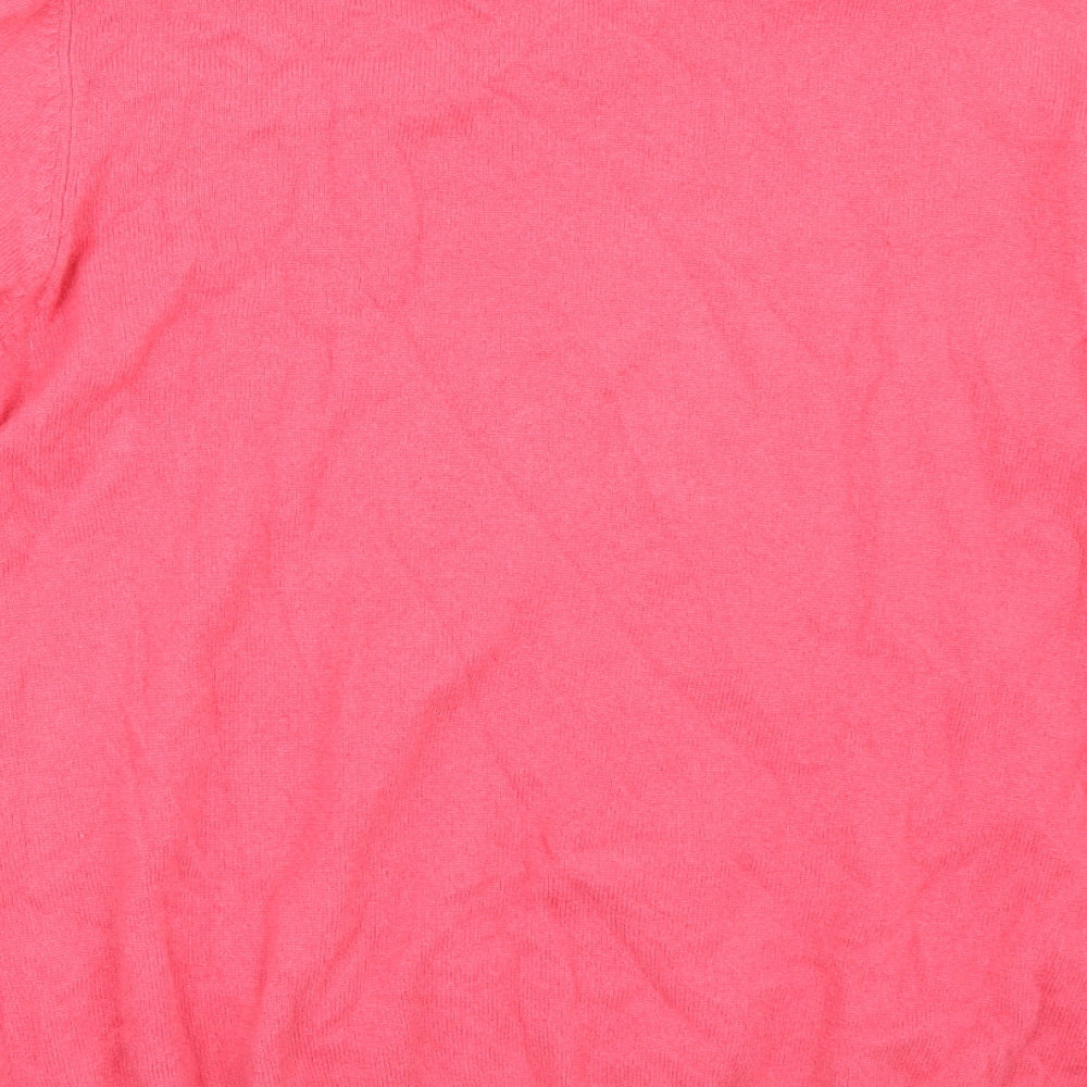Marks and Spencer Mens Pink   Pullover Jumper Size XL