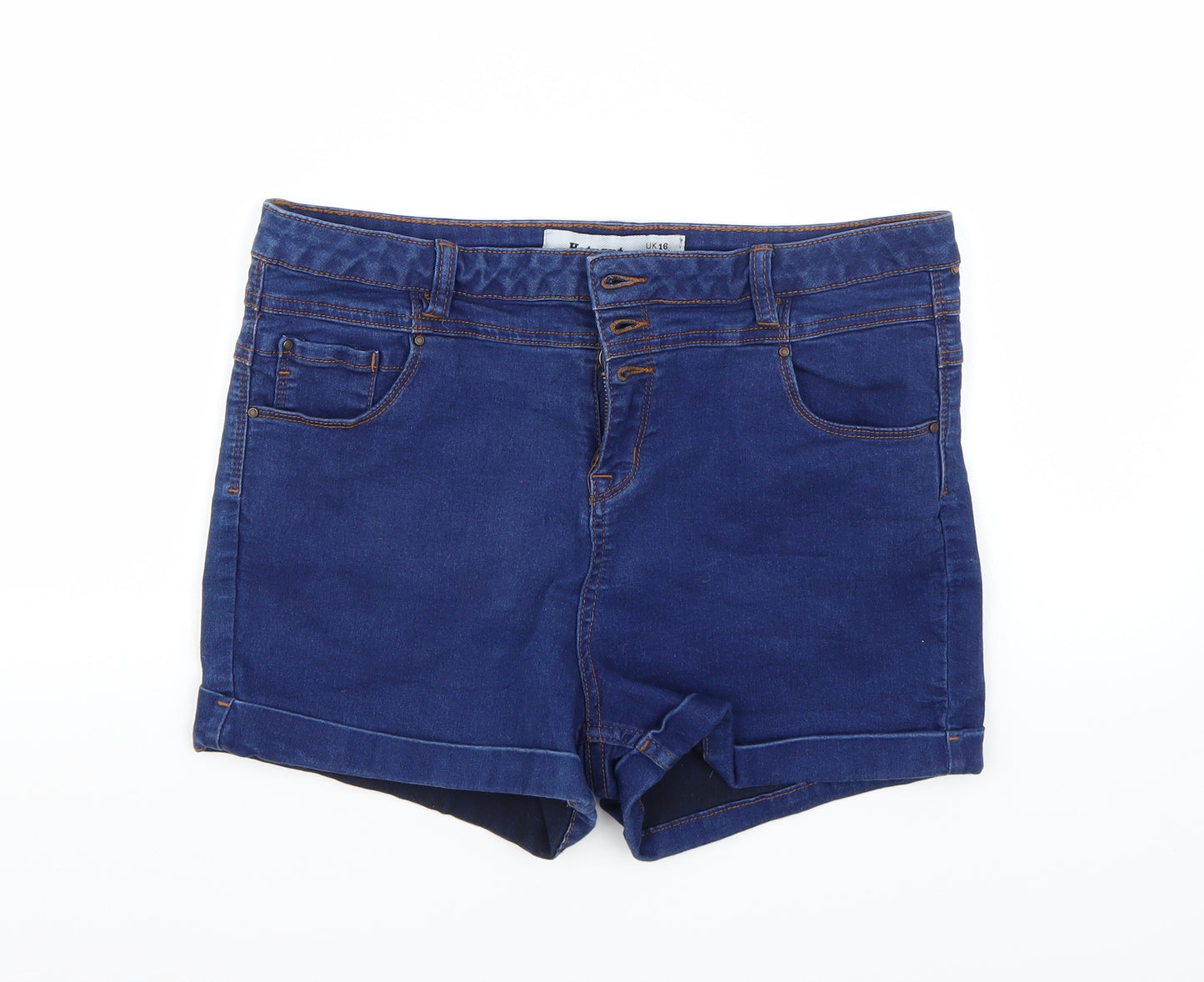Newlook Womens Blue   Hot Pants Shorts Size 16