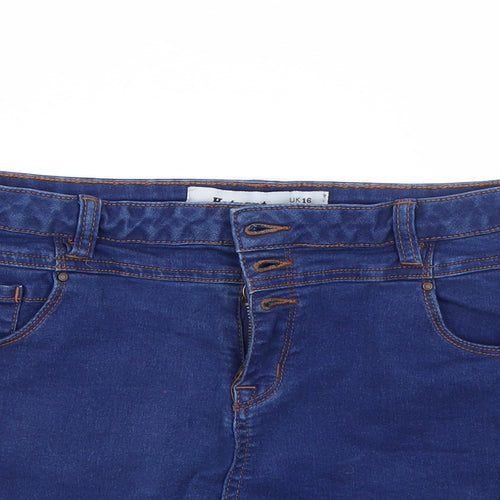 Newlook Womens Blue   Hot Pants Shorts Size 16