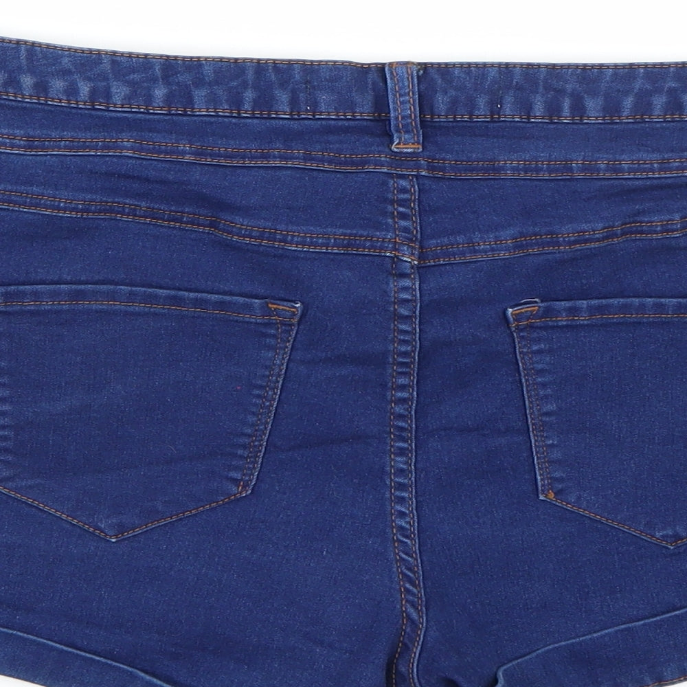 Newlook Womens Blue   Hot Pants Shorts Size 16