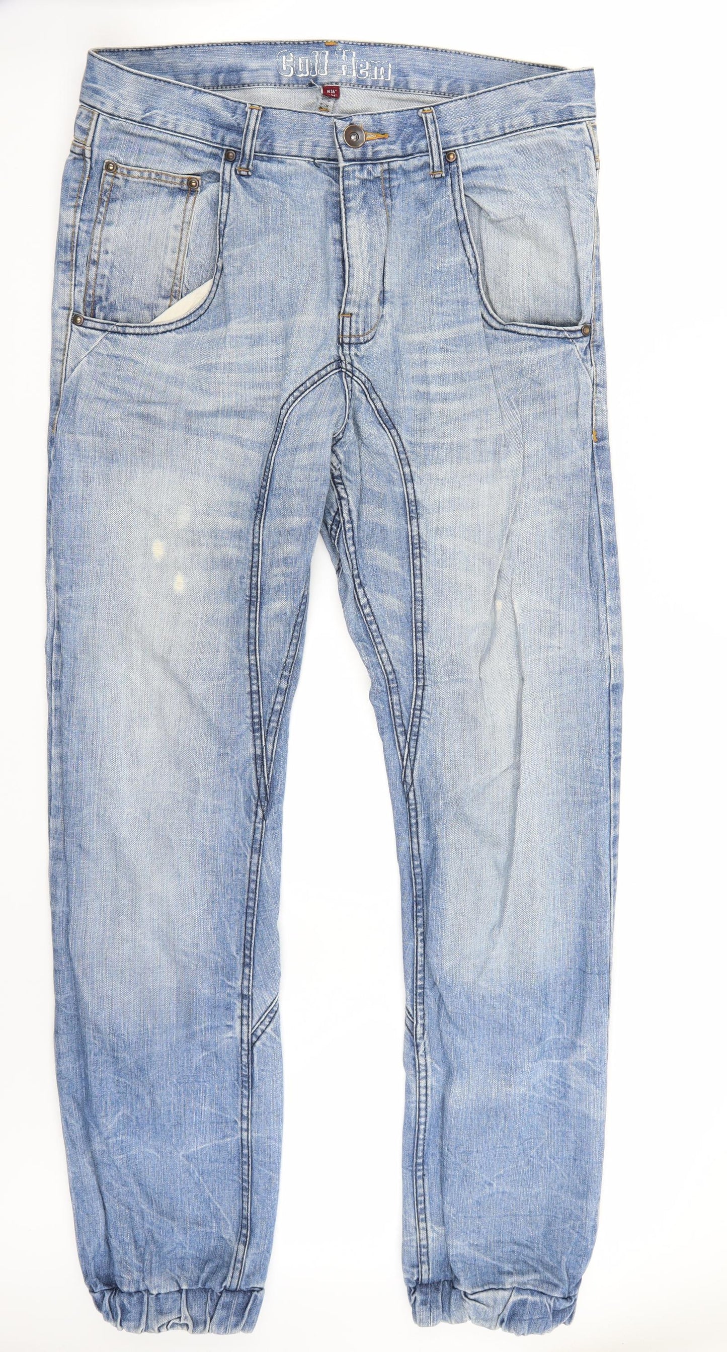 Denim & Co. Mens Blue   Bootcut Jeans Size 36 L34 in