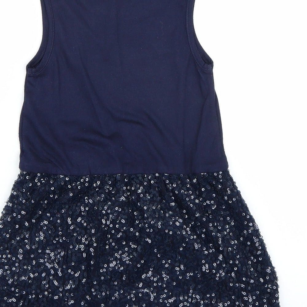George Girls Blue   A-Line  Size 4-5 Years