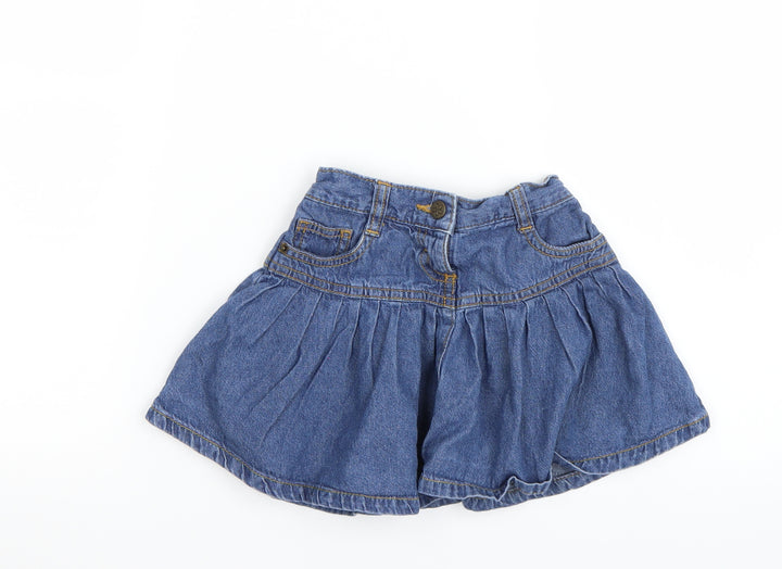 George Girls Blue A-Line Skirt Size 3-4 Years