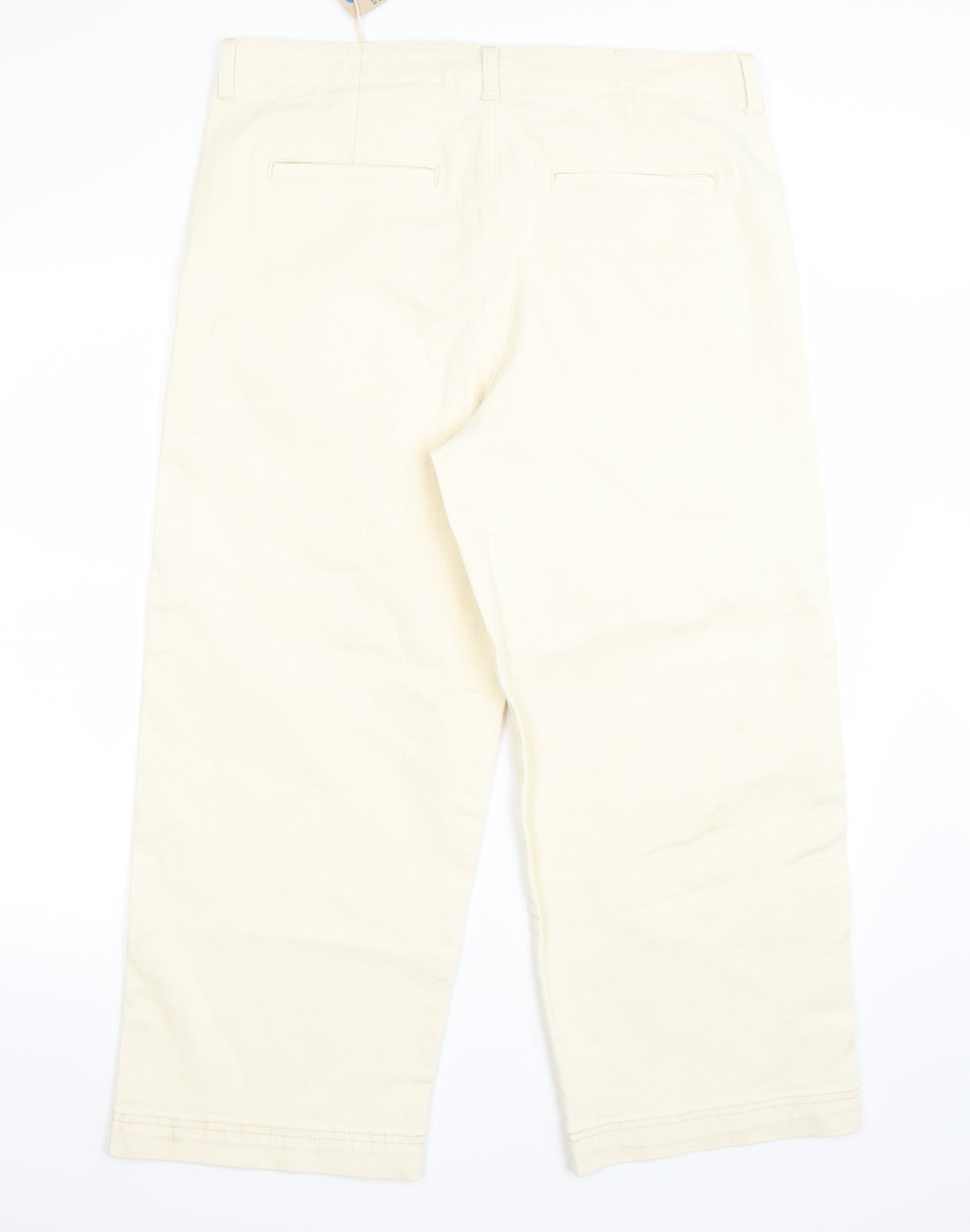 Marks and Spencer Womens White   Cropped Jeans Size 16 L26 in