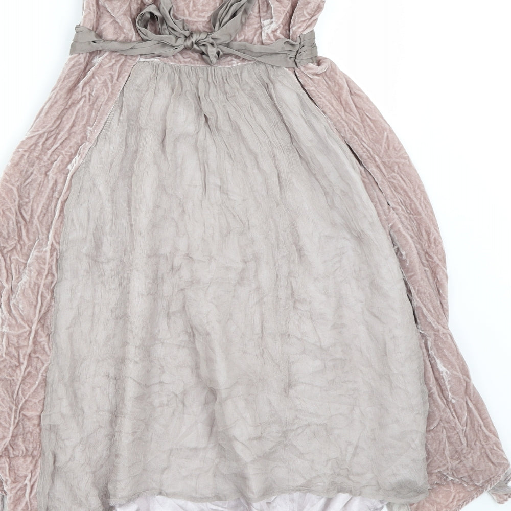 Monsoon Girls Purple   Fit & Flare  Size 9-10 Years