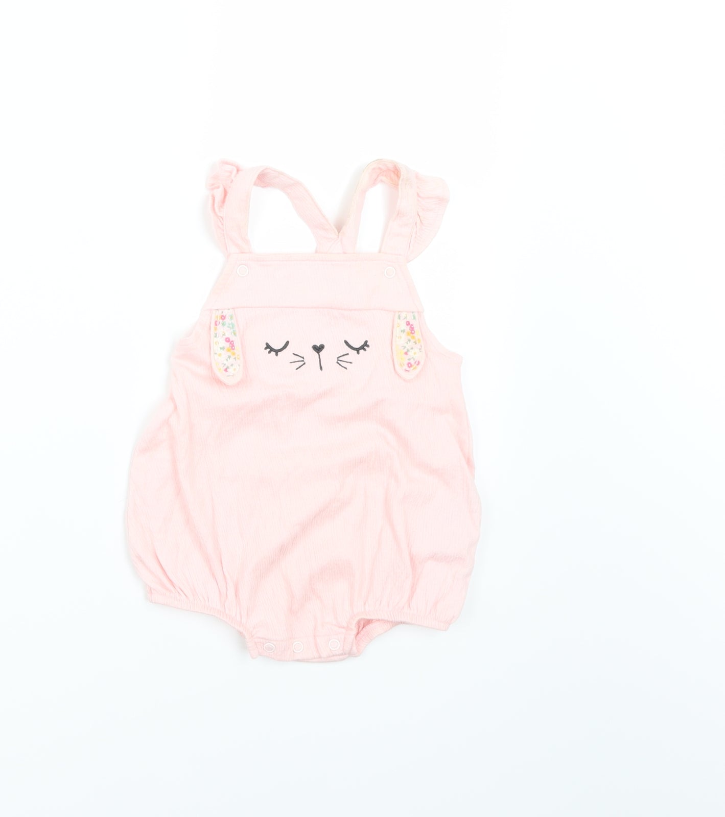 Fred & Flo Girls Pink   Romper One-Piece Size 6-9 Months