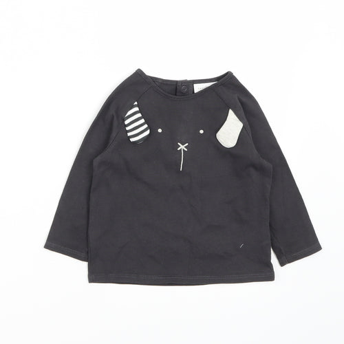 NEXT Boys Grey   Basic T-Shirt Size 6-9 Months