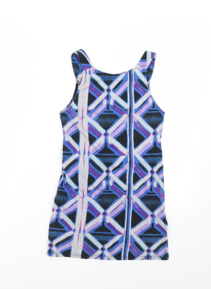 Topshop Womens Blue Basic Tank Size 8