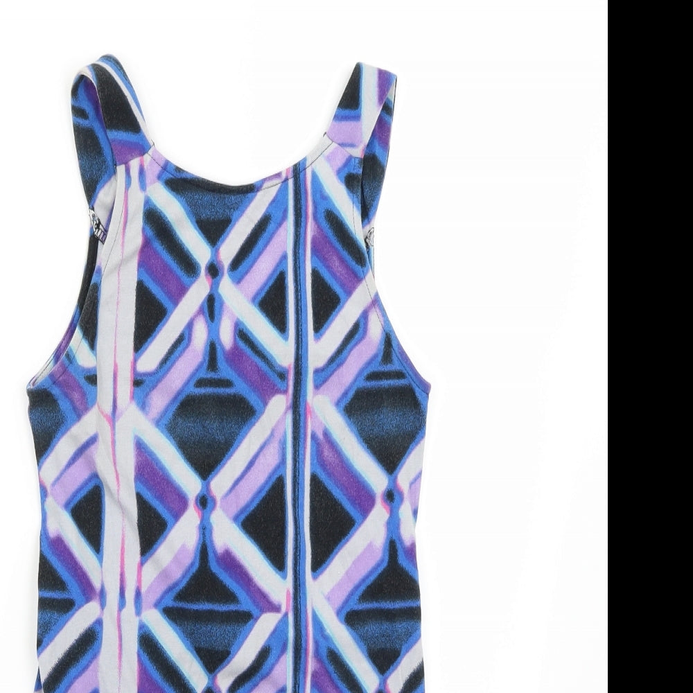 Topshop Womens Blue   Basic Tank Size 8