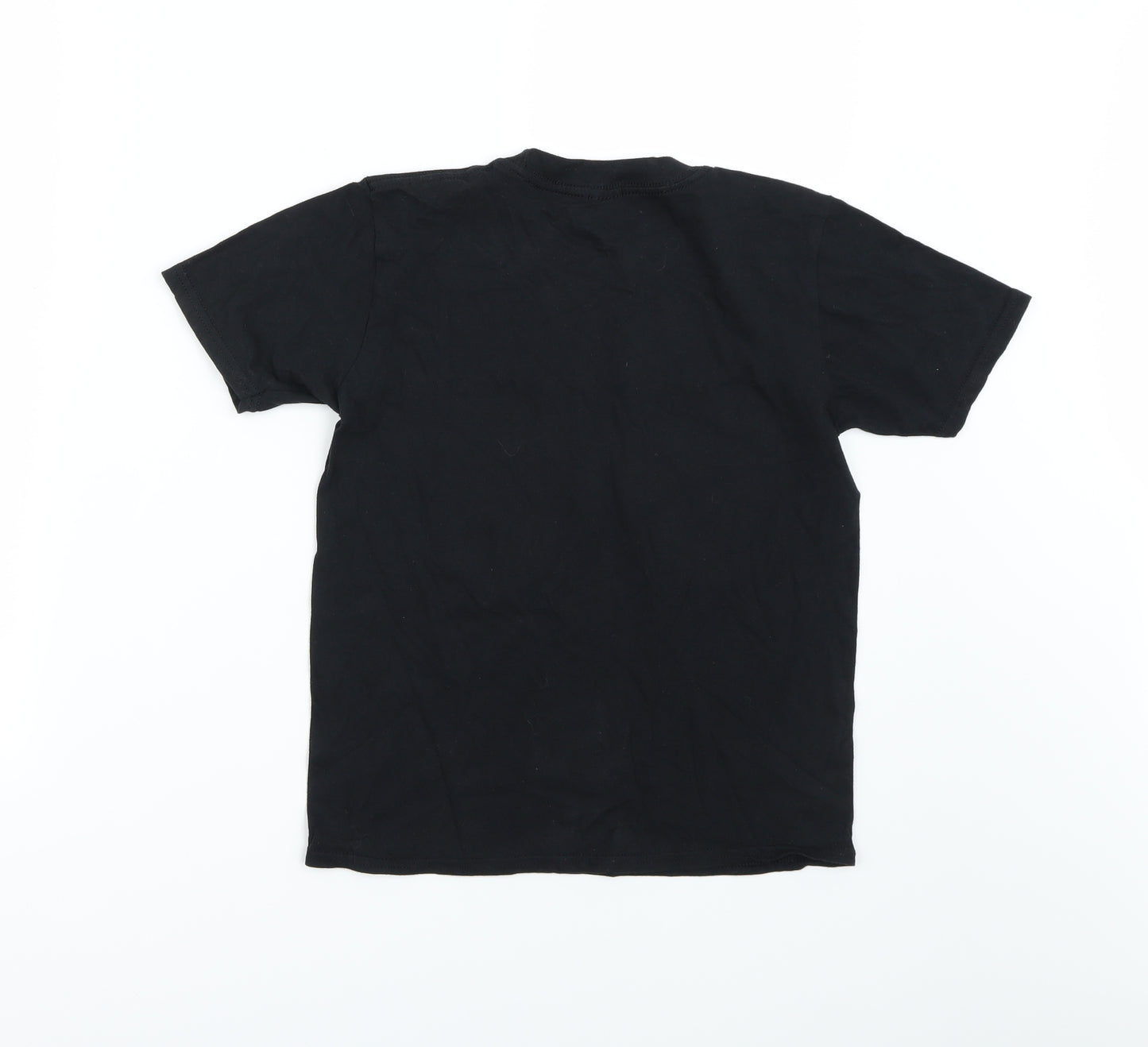 Gildan Boys Black   Basic T-Shirt Size 9-10 Years