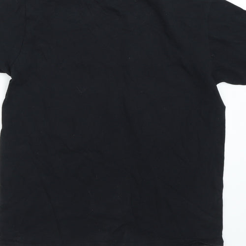 Gildan Boys Black   Basic T-Shirt Size 9-10 Years