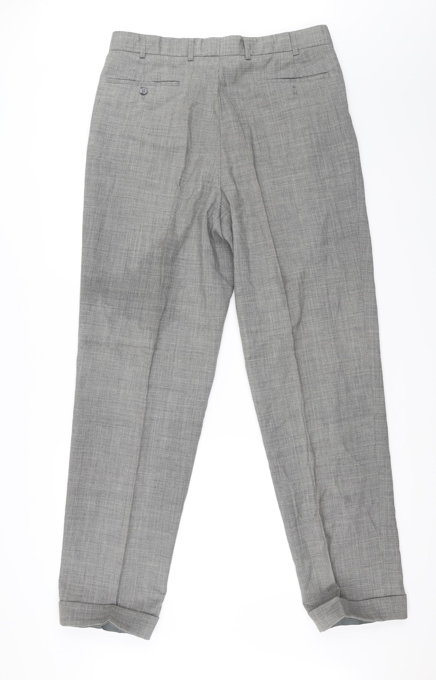 Angelo Litrico Mens Grey   Trousers  Size 36 in L31 in