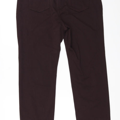 Marks and Spencer Womens Brown   Straight Jeans Size 20 L29 in