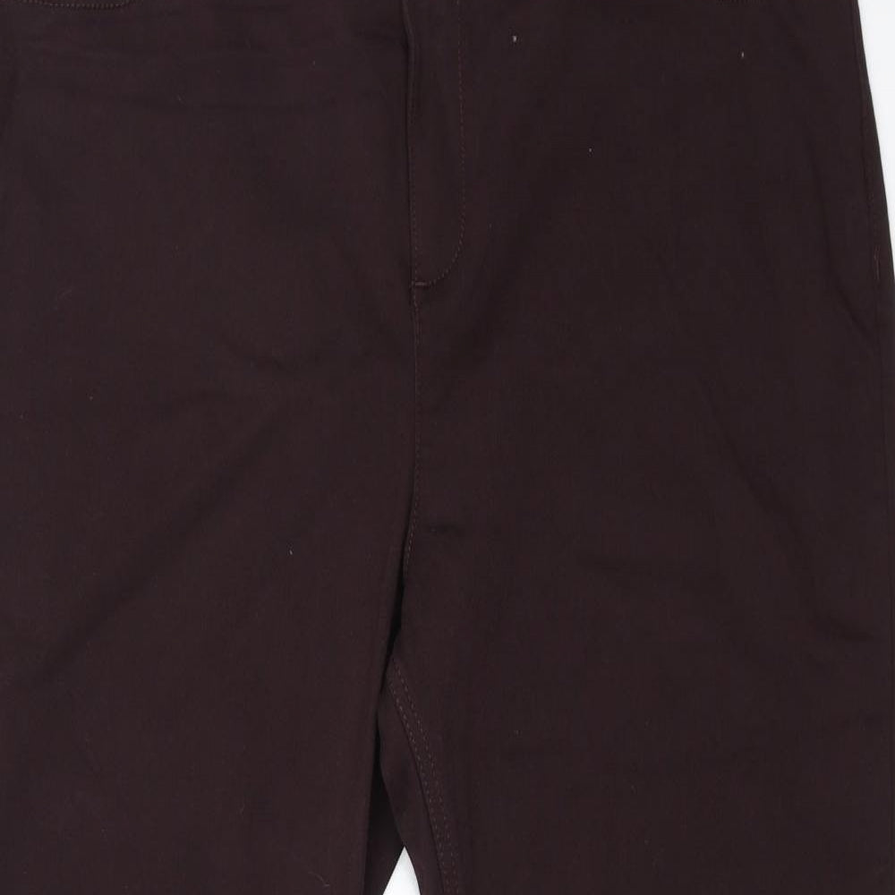 Marks and Spencer Womens Brown   Straight Jeans Size 20 L29 in