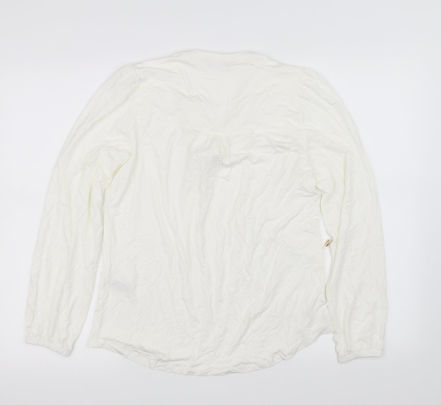 Marks and Spencer Womens White   Basic T-Shirt Size 10