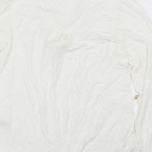 Marks and Spencer Womens White   Basic T-Shirt Size 10