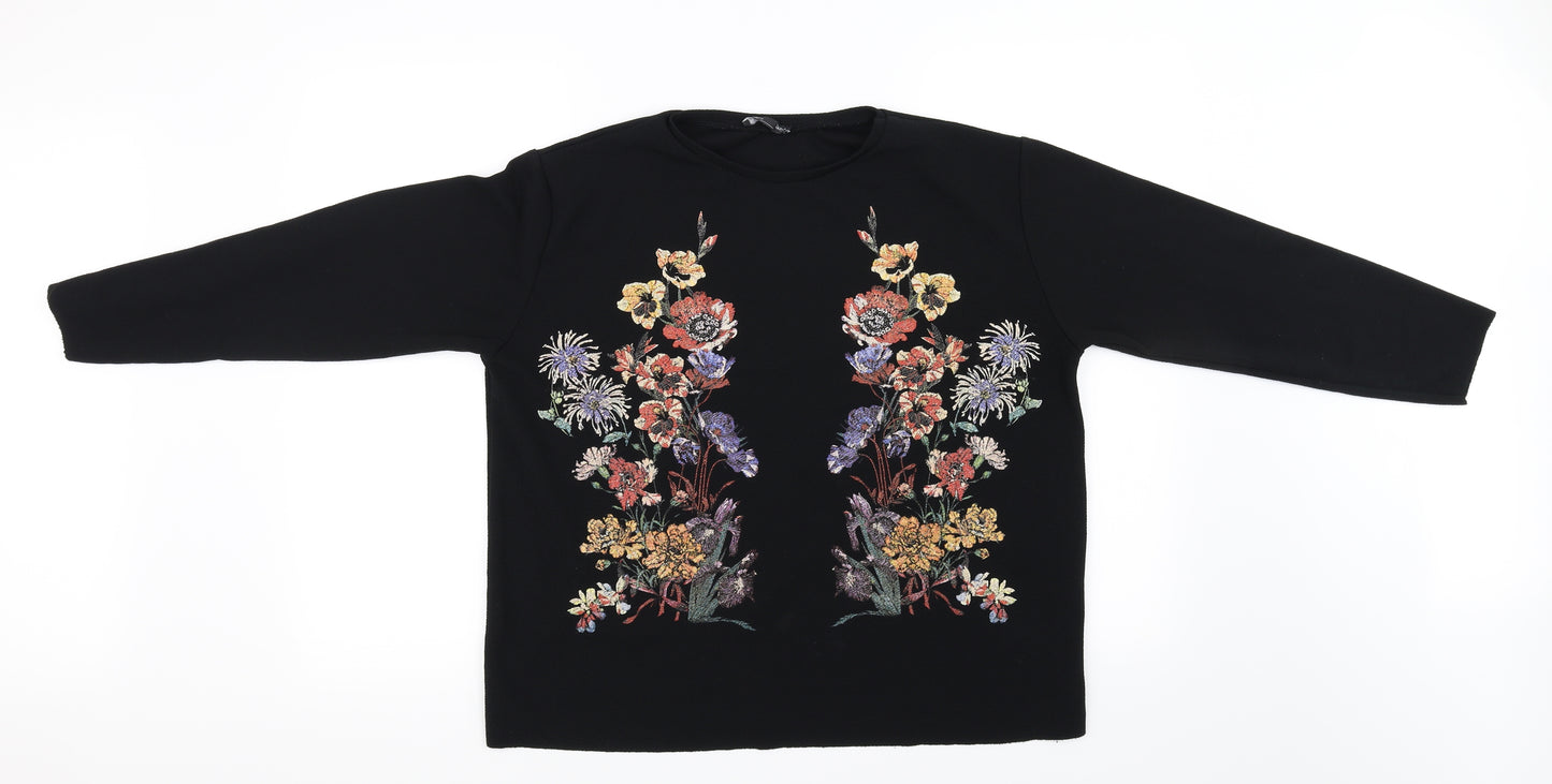 Zara Womens Black   Basic Blouse Size 8