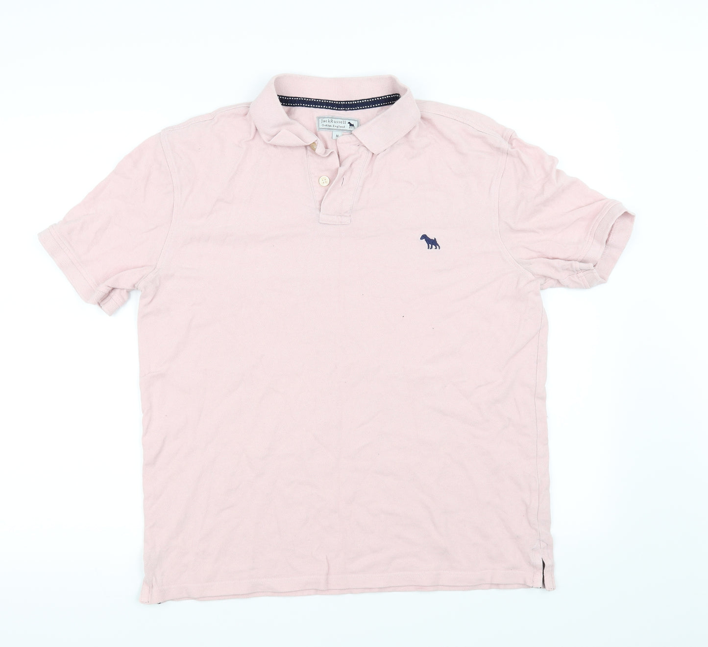 Jack Russell  Womens Pink   Basic Polo Size M