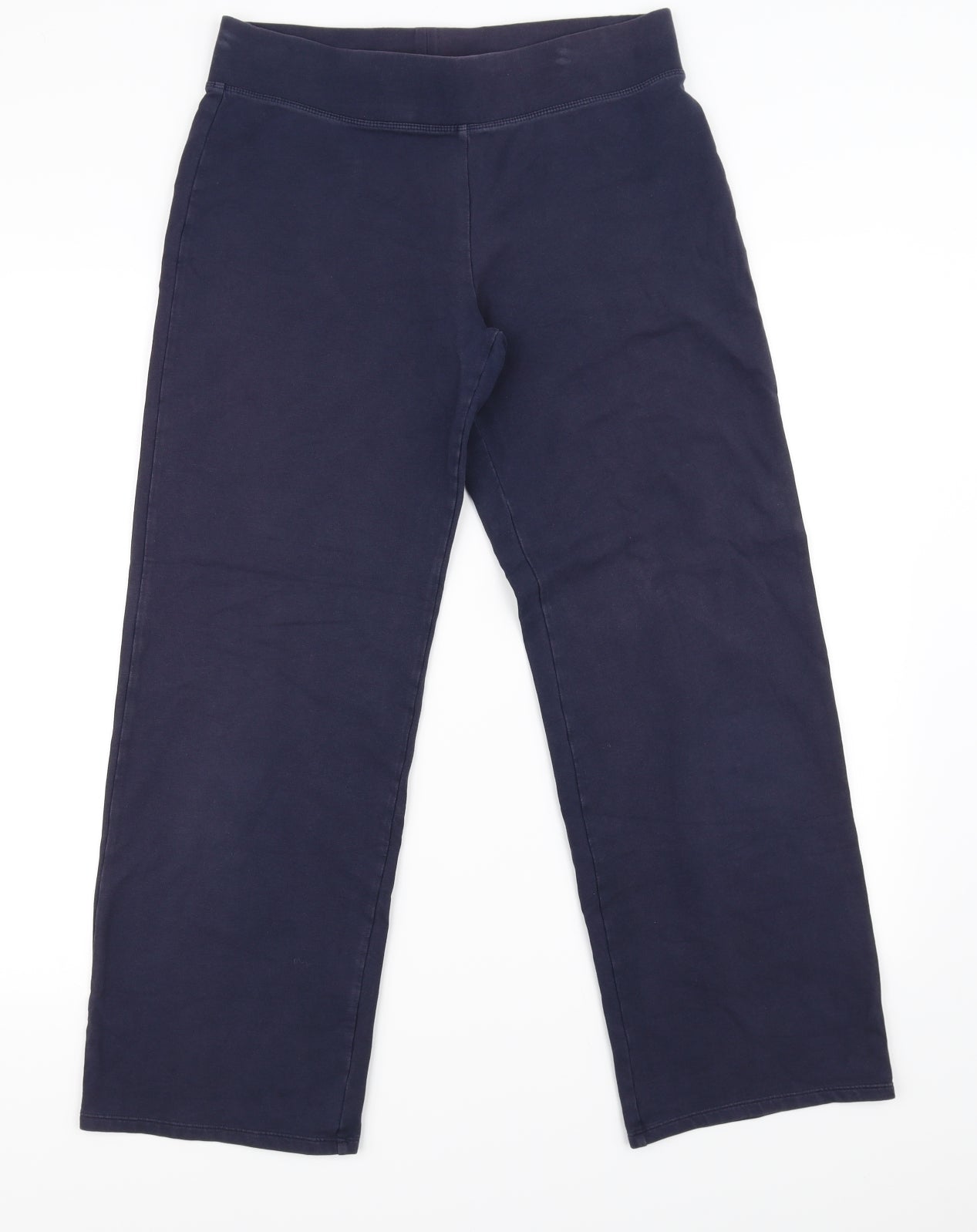 Marks and Spencer Womens Blue   Jogger Trousers Size 10 L26 in