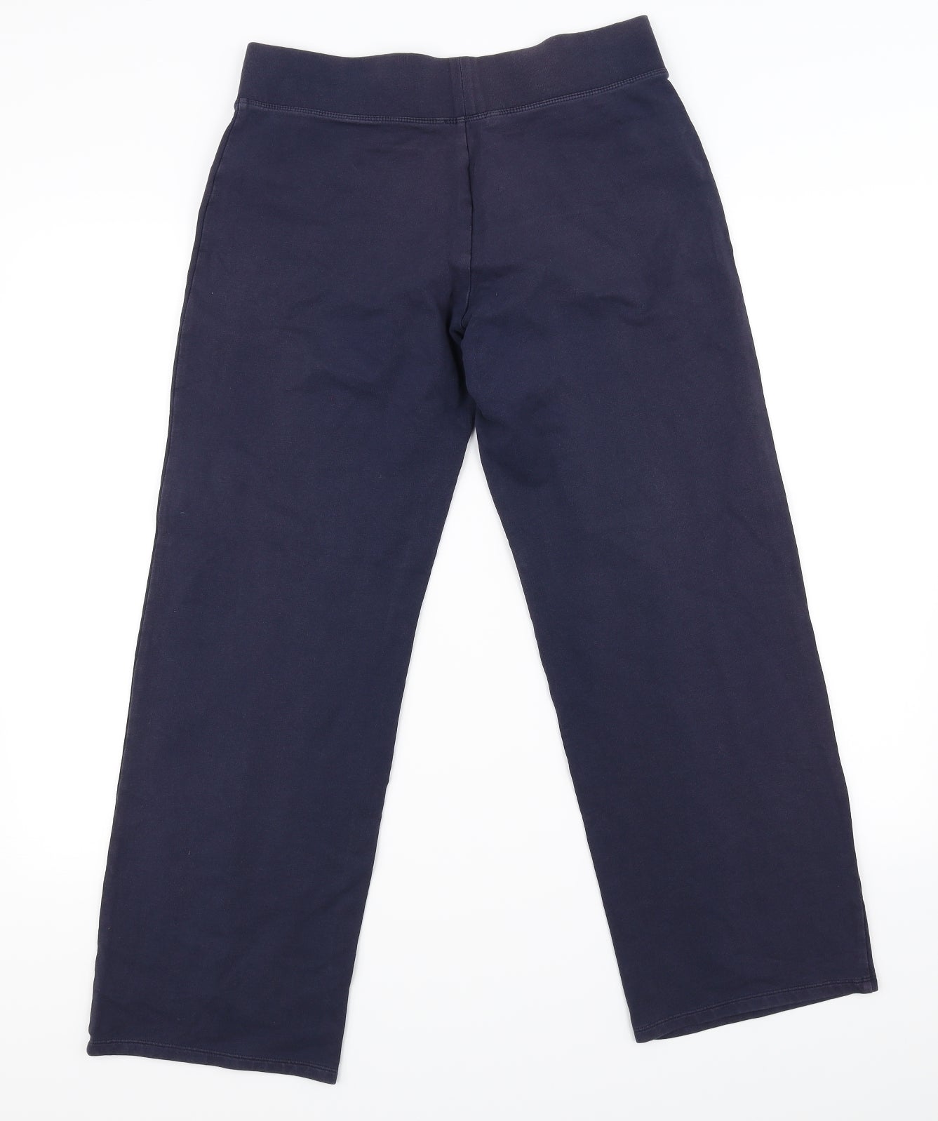 Marks and Spencer Womens Blue   Jogger Trousers Size 10 L26 in