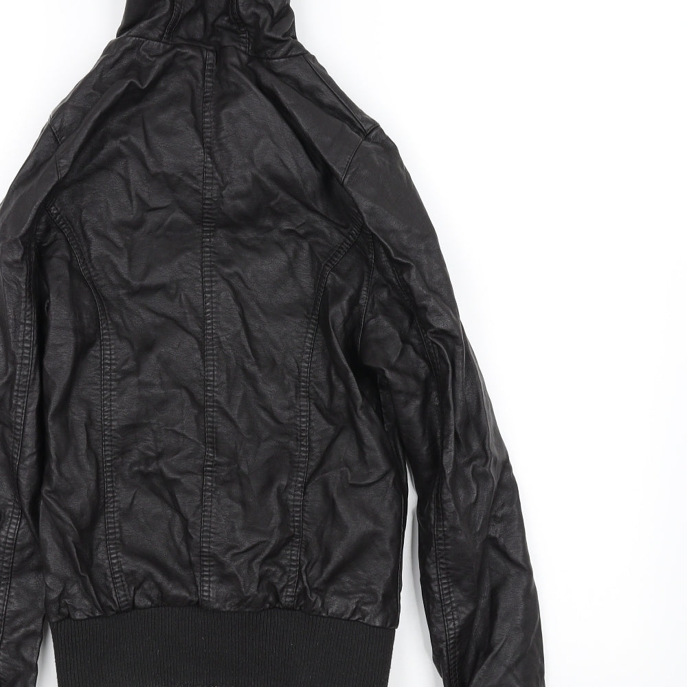 New Look Girls Black   Jacket Coat Size 12-13 Years