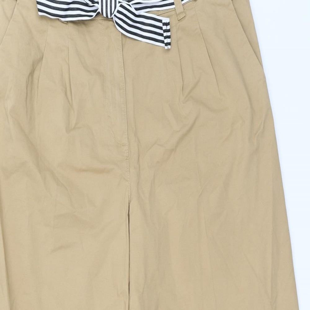 Marks and Spencer Womens Beige   Trousers  Size 16 L30 in