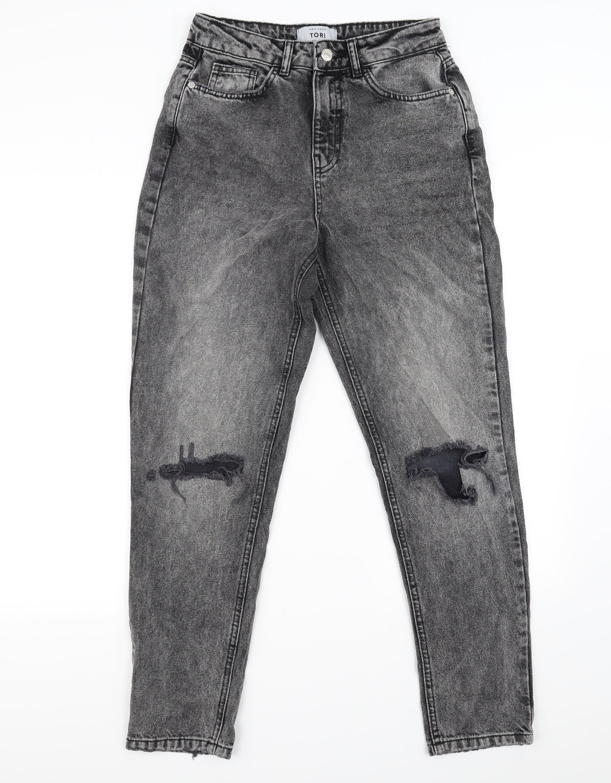 New Look Womens Grey   Skinny Jeans Size 10 L27 in