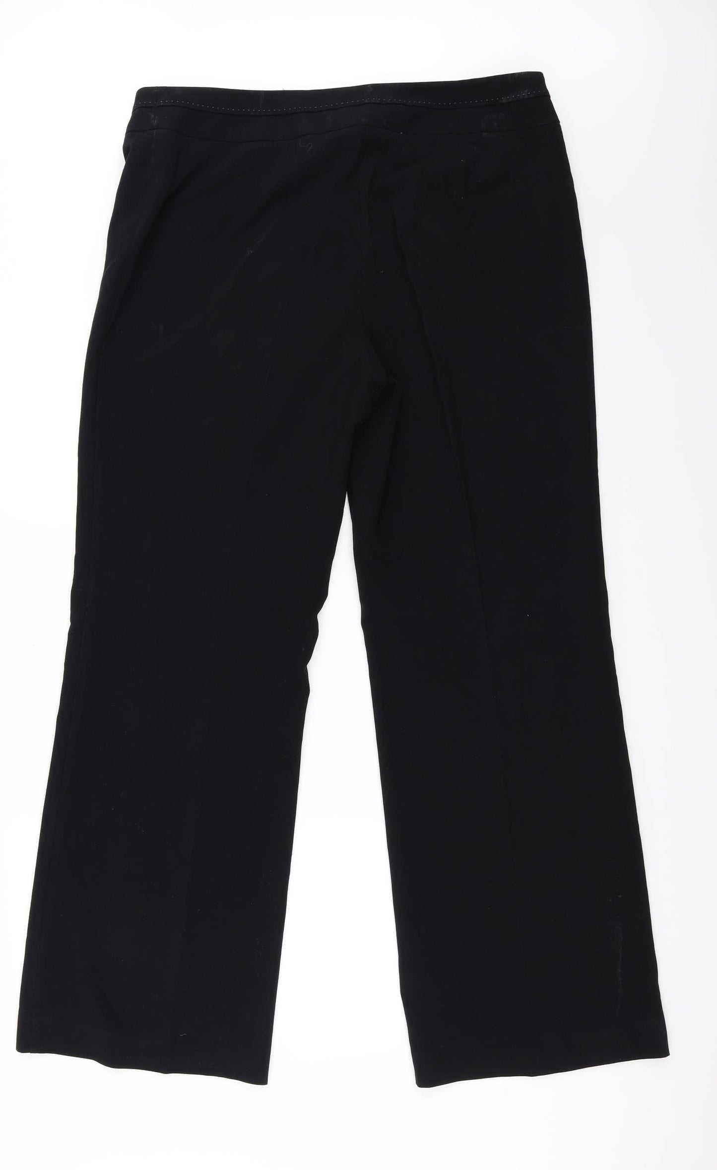 Marks and Spencer Womens Black   Trousers  Size 18 L31 in