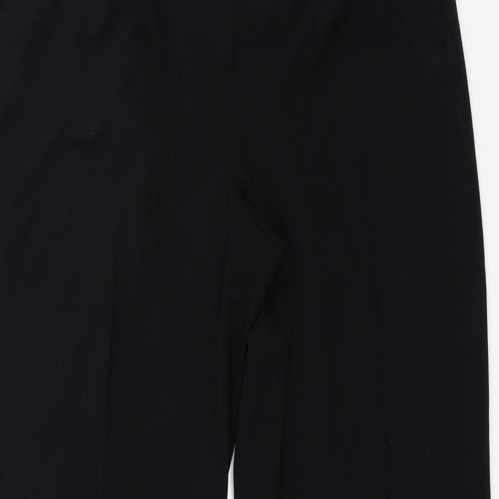 Marks and Spencer Womens Black   Trousers  Size 18 L31 in