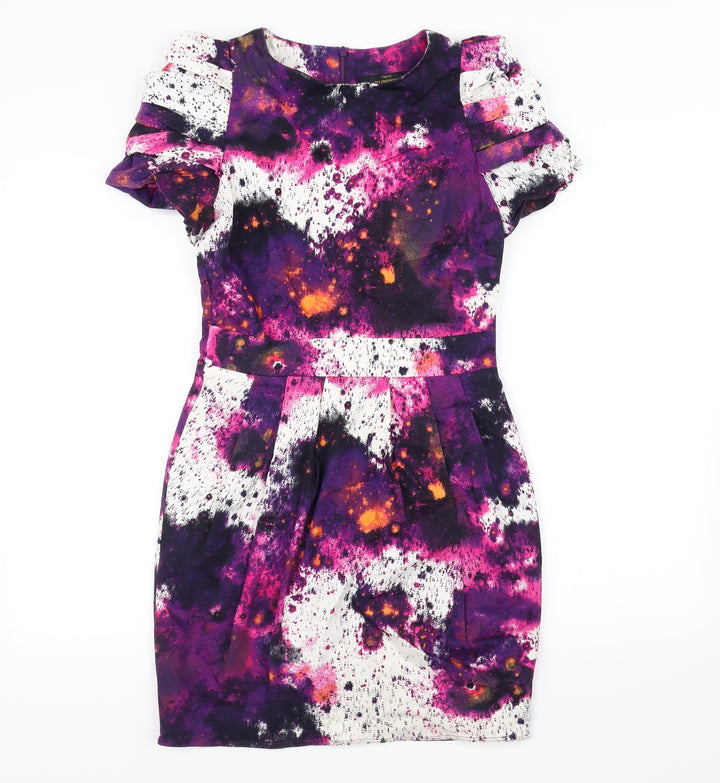 NEXT Womens Multicoloured Fit & Flare Size 8