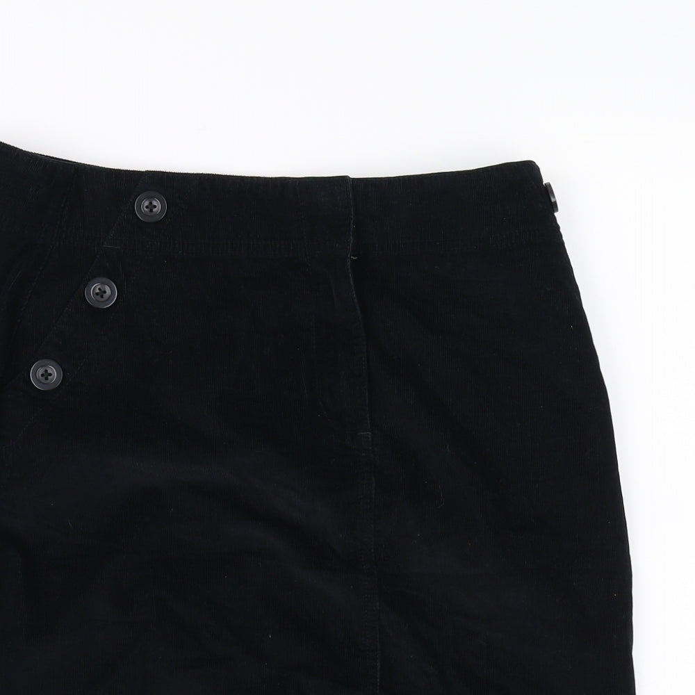 Marks and Spencer Womens Black   A-Line Skirt Size 10