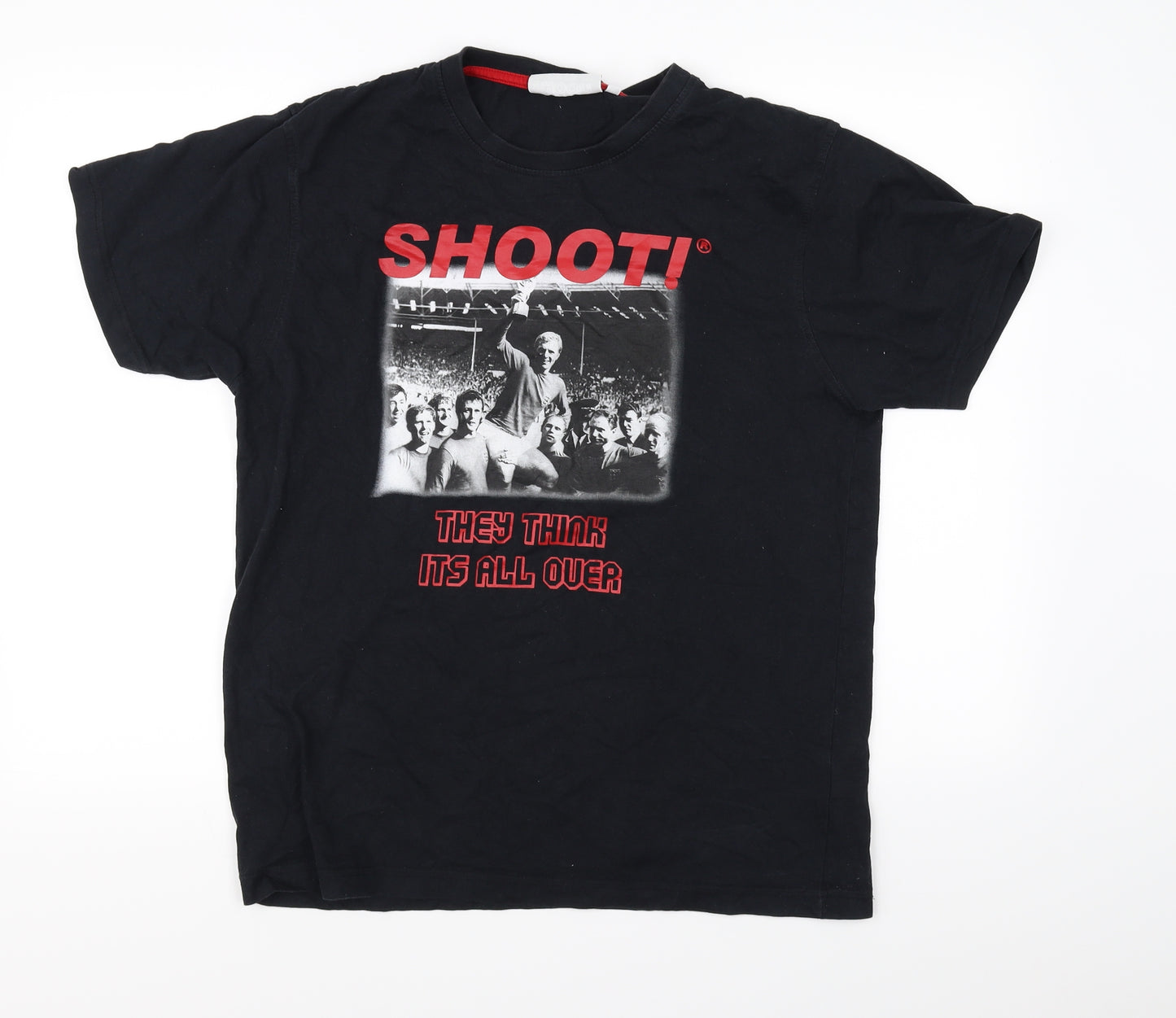 Preworn Mens Black    T-Shirt Size M