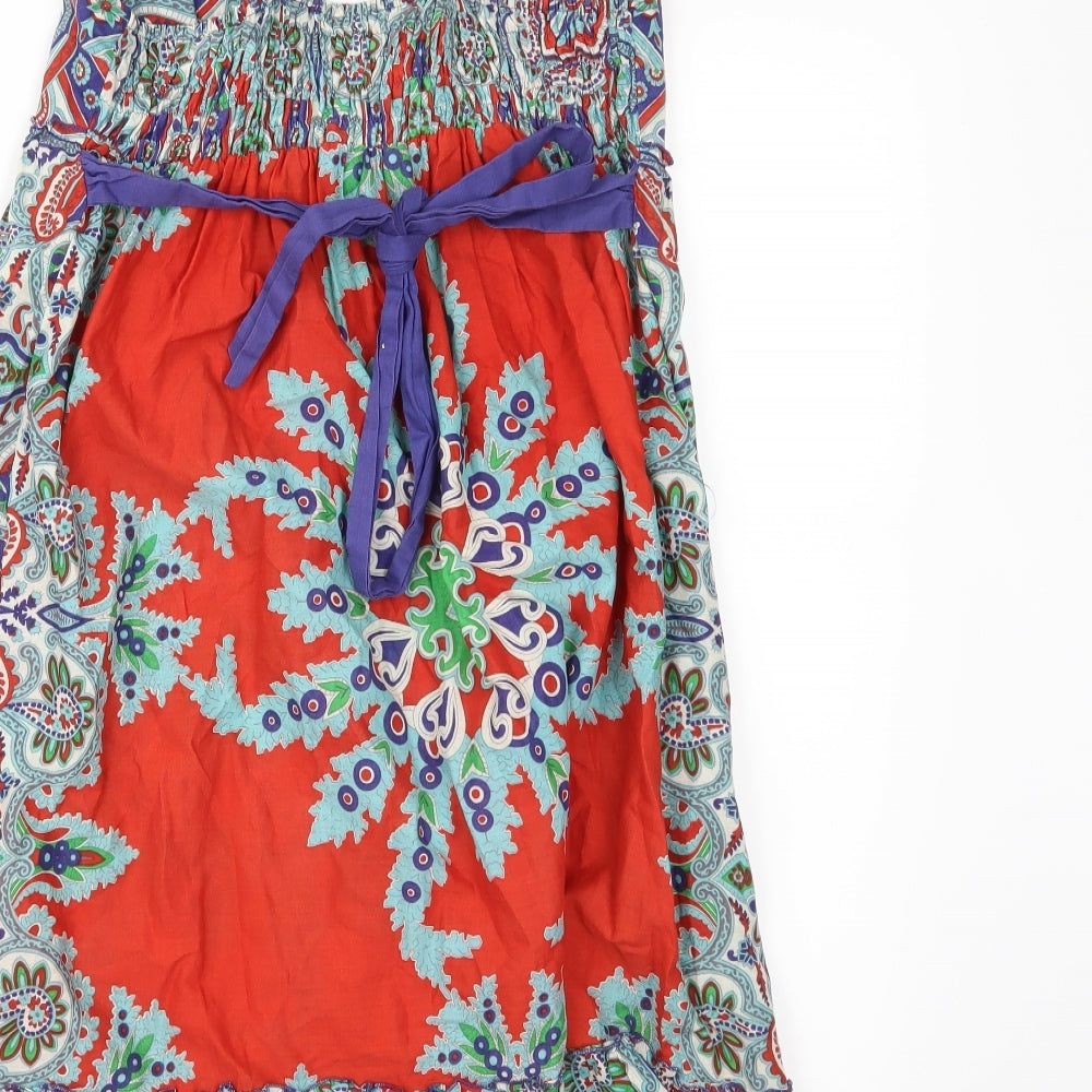 New Look Womens Blue Paisley  Fit & Flare  Size 12