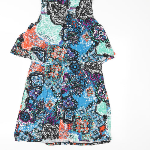 TU Womens Multicoloured Geometric  Shift  Size 12