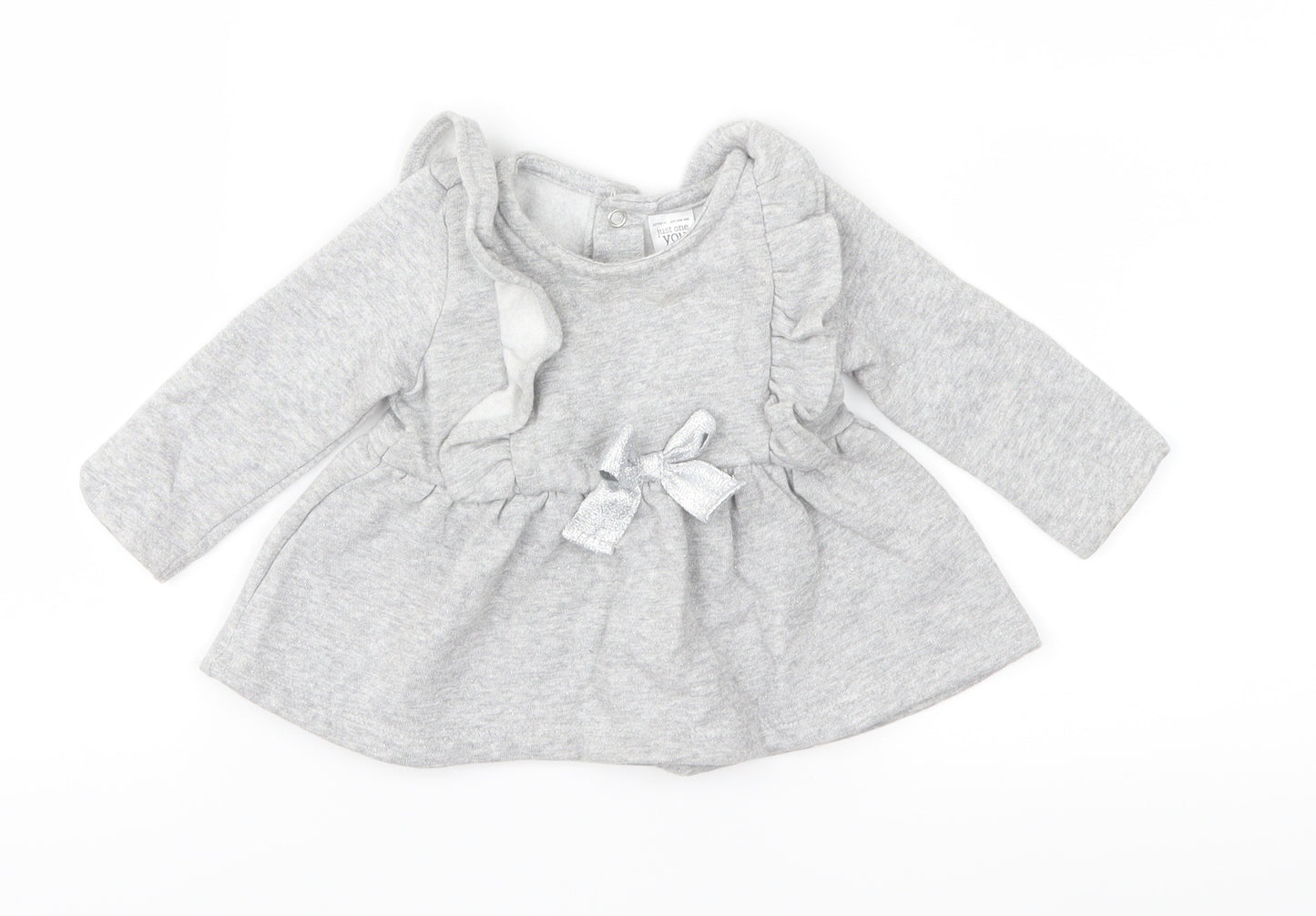 Carter's Girls Grey  Jersey Fit & Flare  Size 3-6 Months
